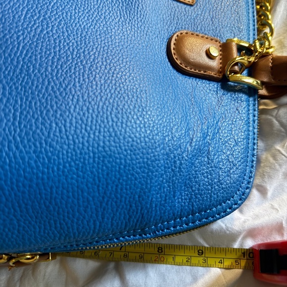 Joy & Iman Blue and Tan Handbag - Picture 16 of 16